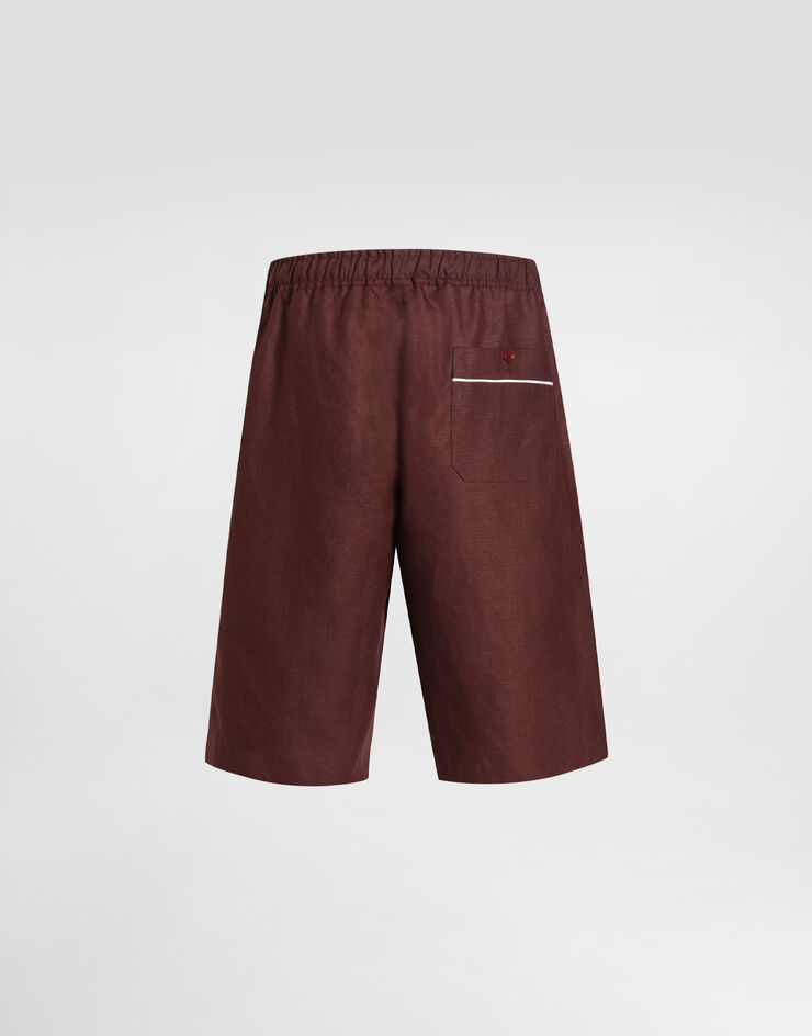 Dolce & Gabbana 亚麻帆布百慕大短裤 多色 GP0T1TFU4MC