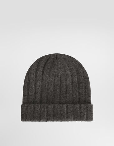 Dolce & Gabbana Cashmere knit hat Grey GX90KTJBW0S