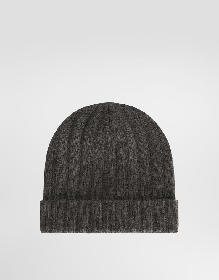 Dolce & Gabbana Cashmere knit hat Grey GX90KTJBW0S