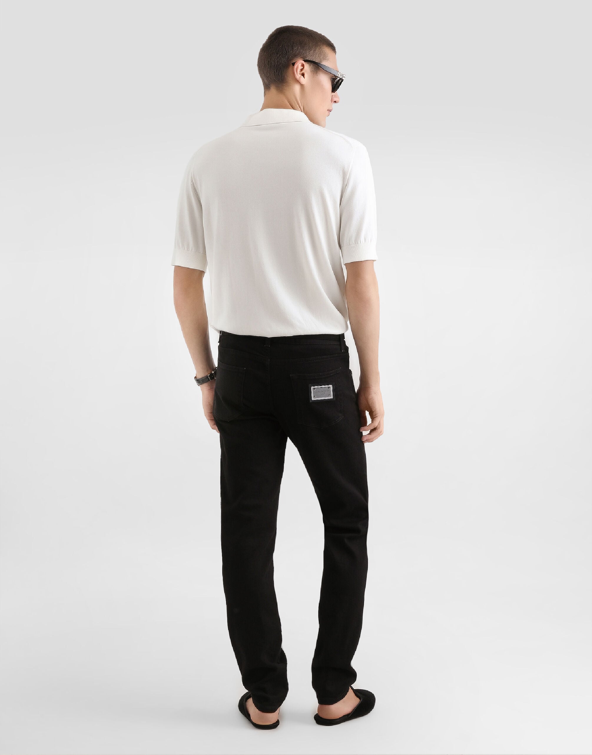 Cotton polo shirt in White for Men | Dolce&Gabbana® US