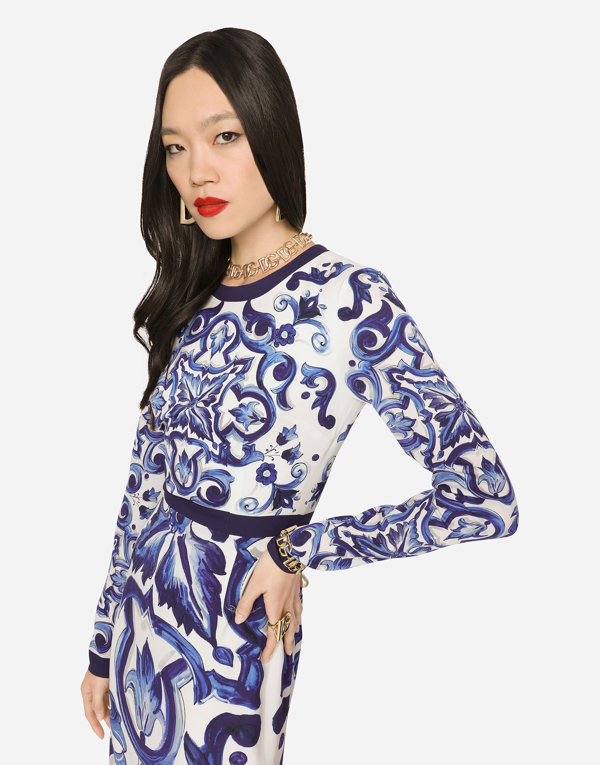 Dolce gabbana shop print dress