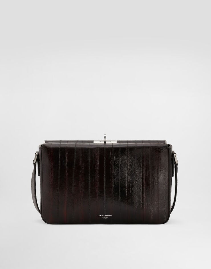 Dolce & Gabbana Marlene eel leather shoulder bag Brown BM2481A8A53