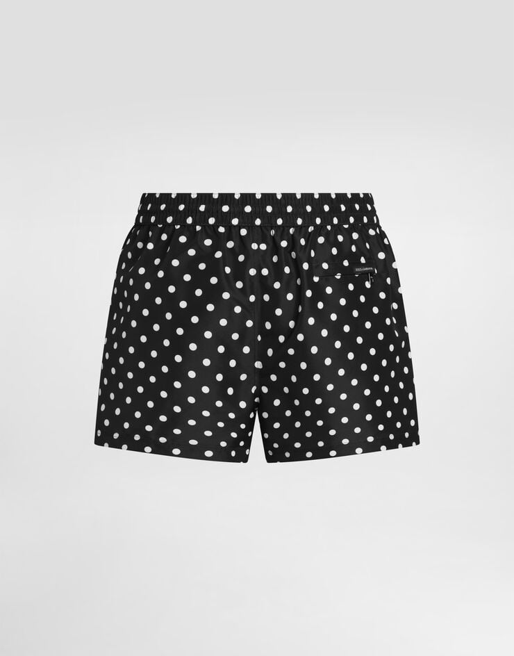 Dolce & Gabbana Polka dot-print swim boxer shorts Multicolor M4F60TFSSLL