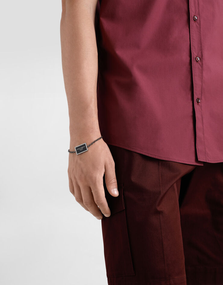 Dolce & Gabbana ロゴ メタル ブレスレット レッド WBR1D1W1111