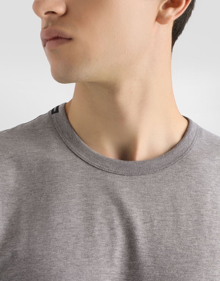 Dolce & Gabbana Cotton t-shirt Grey G8JX7TFU7EQ
