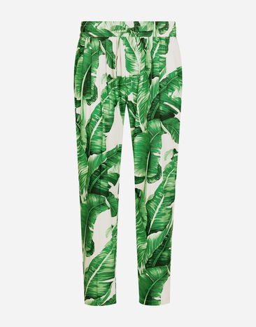 Dolce & Gabbana Poplin jogging pants Print GVCRATHI1QB