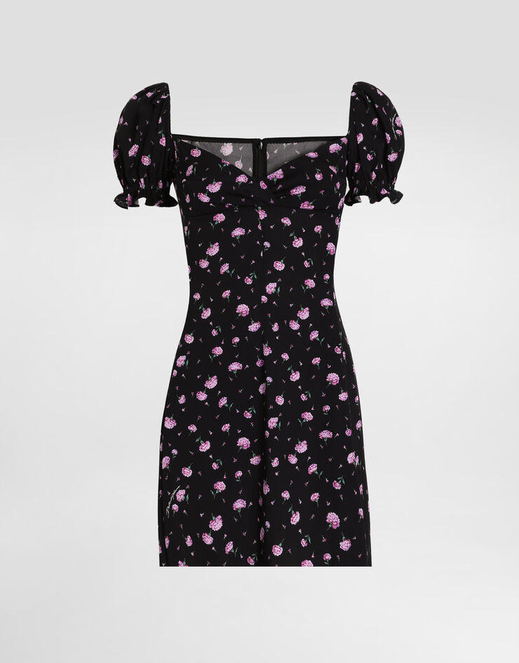 Dolce & Gabbana Carnations-print dress Multicolor F60GOTFSA8M