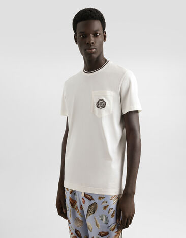 Dolce & Gabbana Jersey t-shirt White G8RA2ZFU7EQ