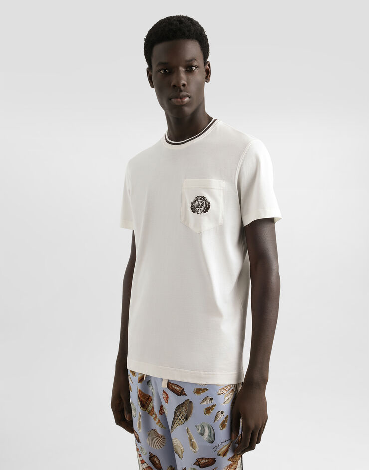 Dolce & Gabbana Jersey t-shirt White G8RA2ZFU7EQ