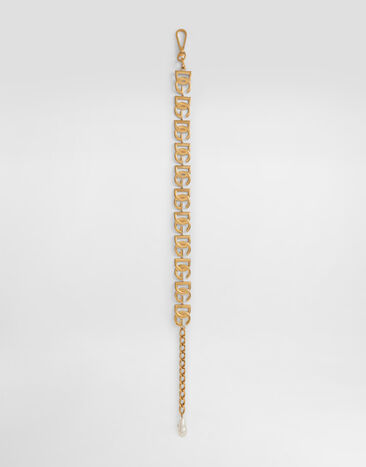 Dolce & Gabbana Cinturón de cadena multilogotipo DG Dorado WLN6P2W1111