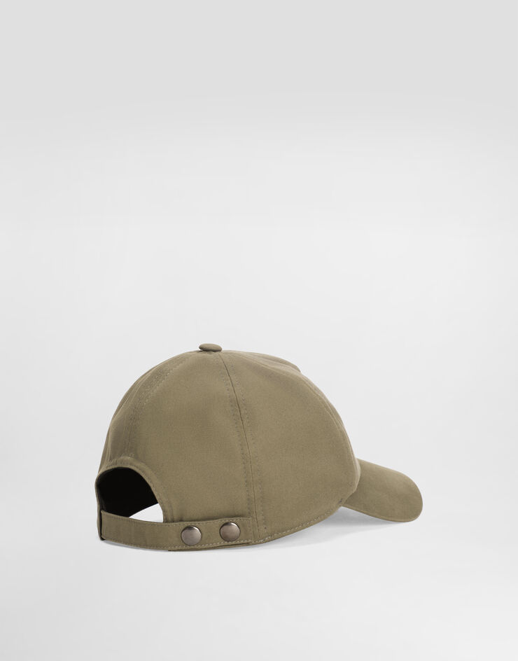 Dolce & Gabbana Cotton gabardine baseball cap Green GH931ZFUFJH