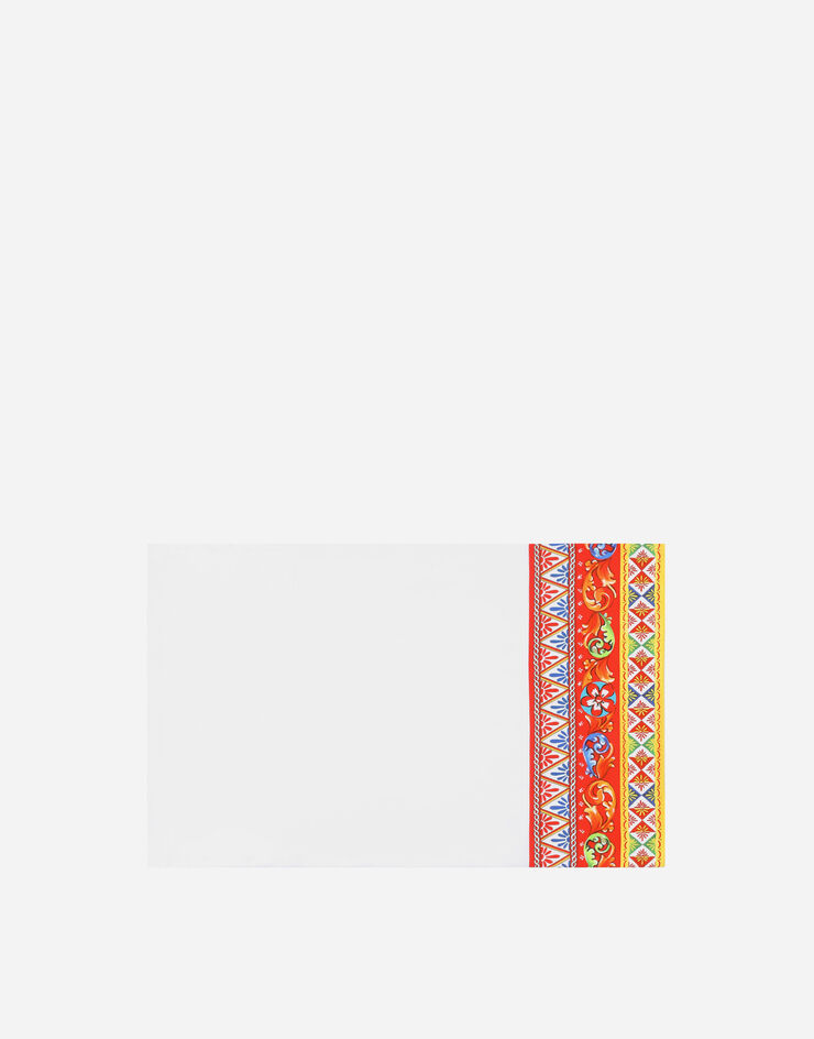 Dolce & Gabbana Set 2 Cotton Sateen Pillowcases Multicolor TCES03TCAKF