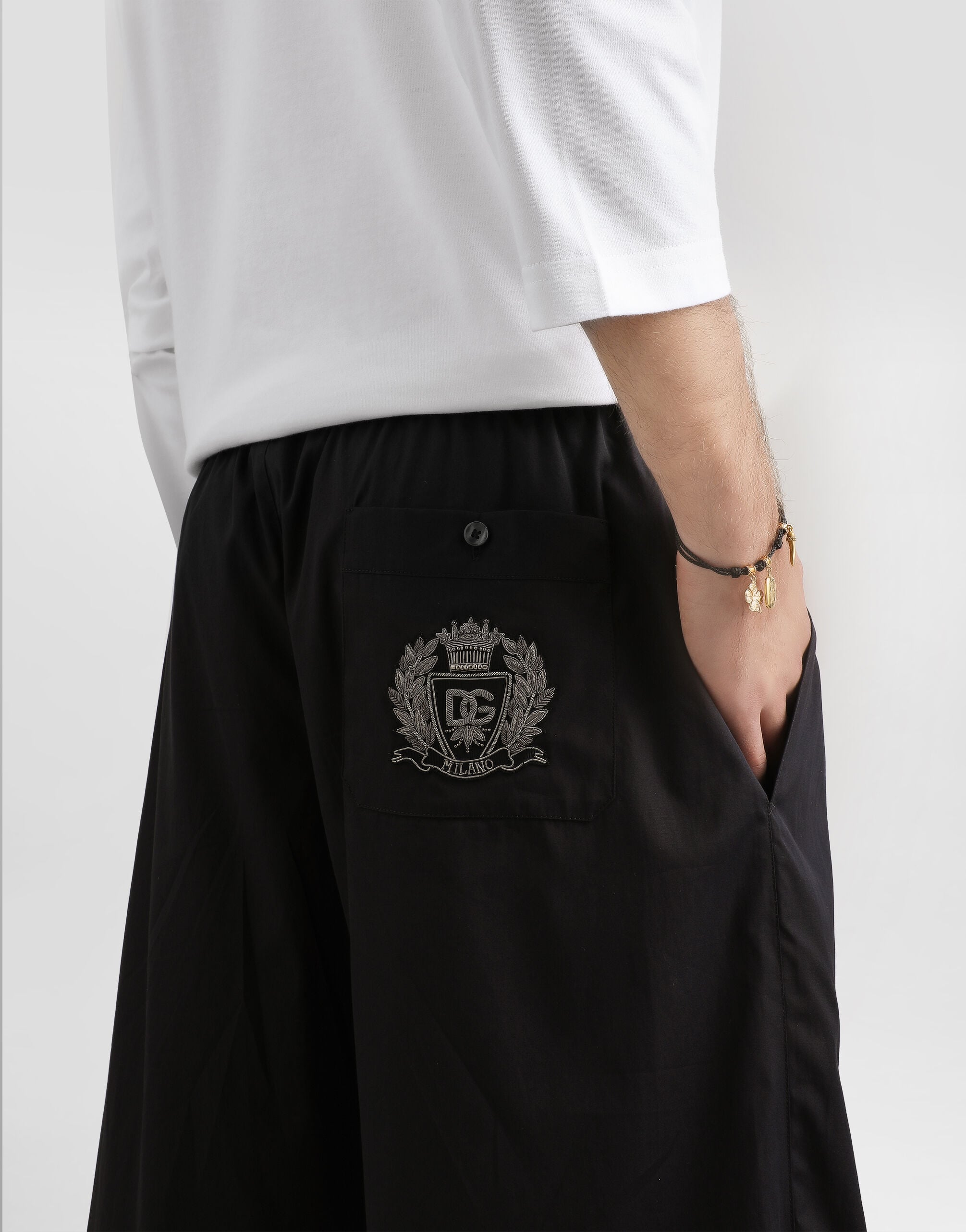 Vanity cotton bermuda shorts in Black for Men | Dolce&Gabbana® US