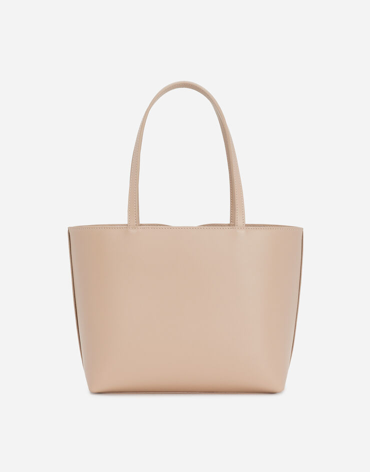 Small calfskin DG Logo shopper in Pale Pink for | Dolce&Gabbana® US