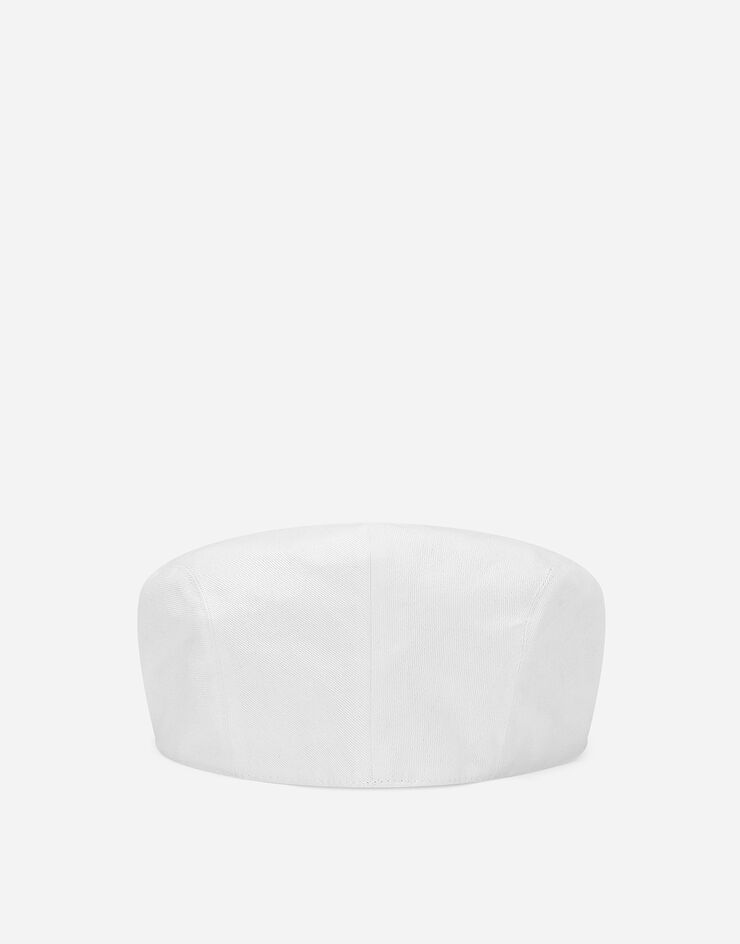 Dolce & Gabbana Gorra inglesa en dril de algodón Blanco GH587AGH860