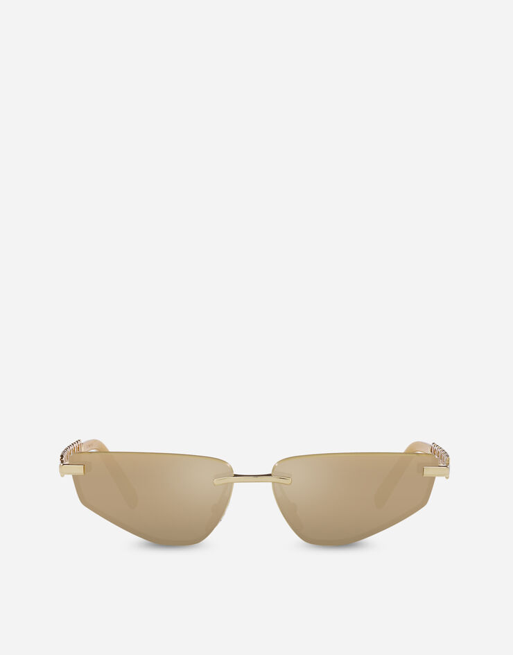 Dolce & Gabbana Lunettes de soleil DG Essentials Doré VG2301VM203