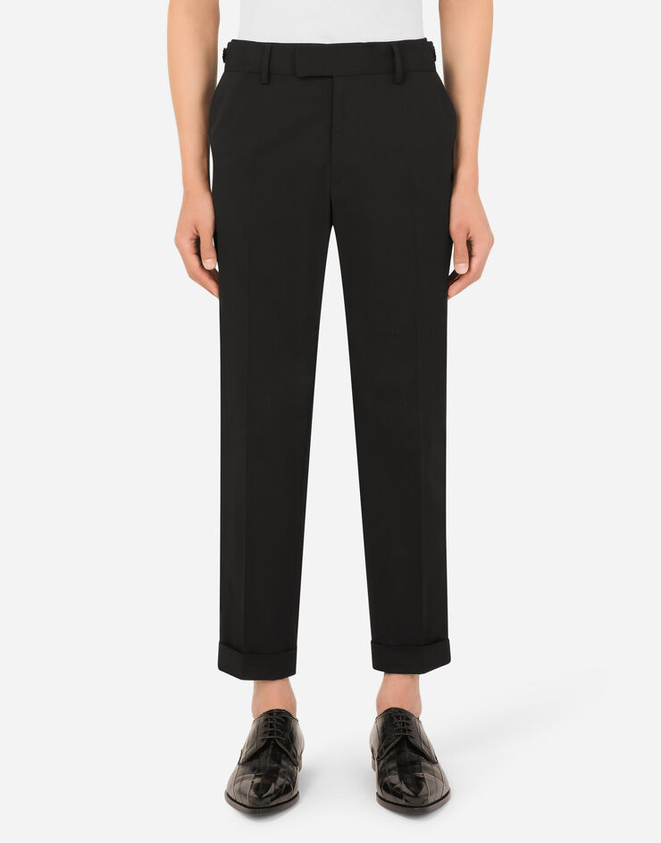 Dolce & Gabbana Stretch technical fabric pants Noir GWQ5ETFURIK