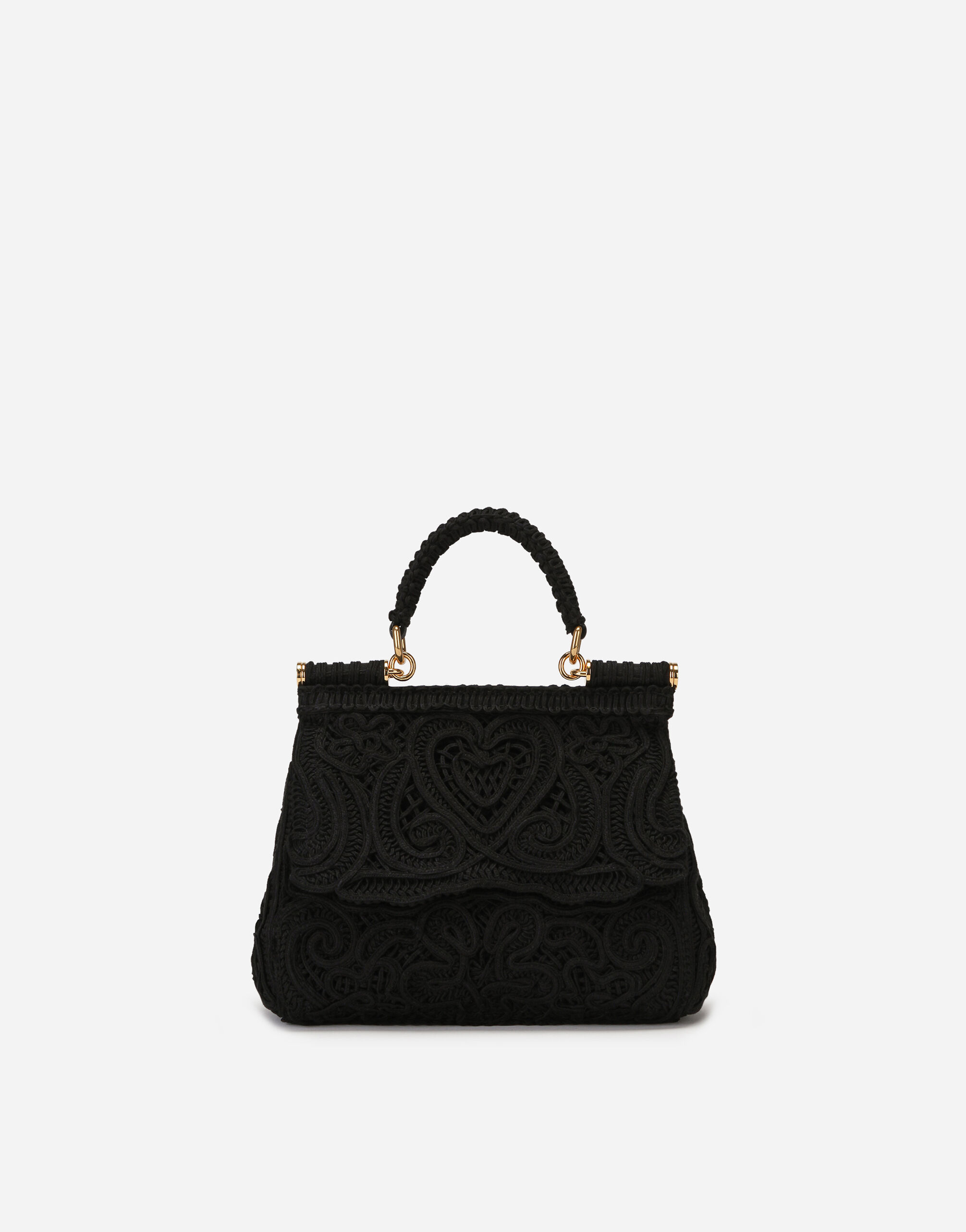 Dolce and gabbana shop black sicily bag