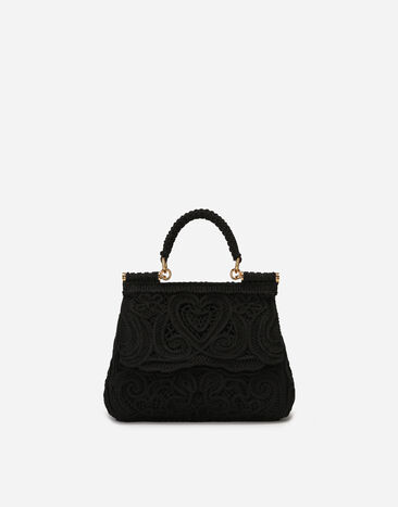 Dolce & Gabbana Medium Sicily handbag Black BB6003AW717