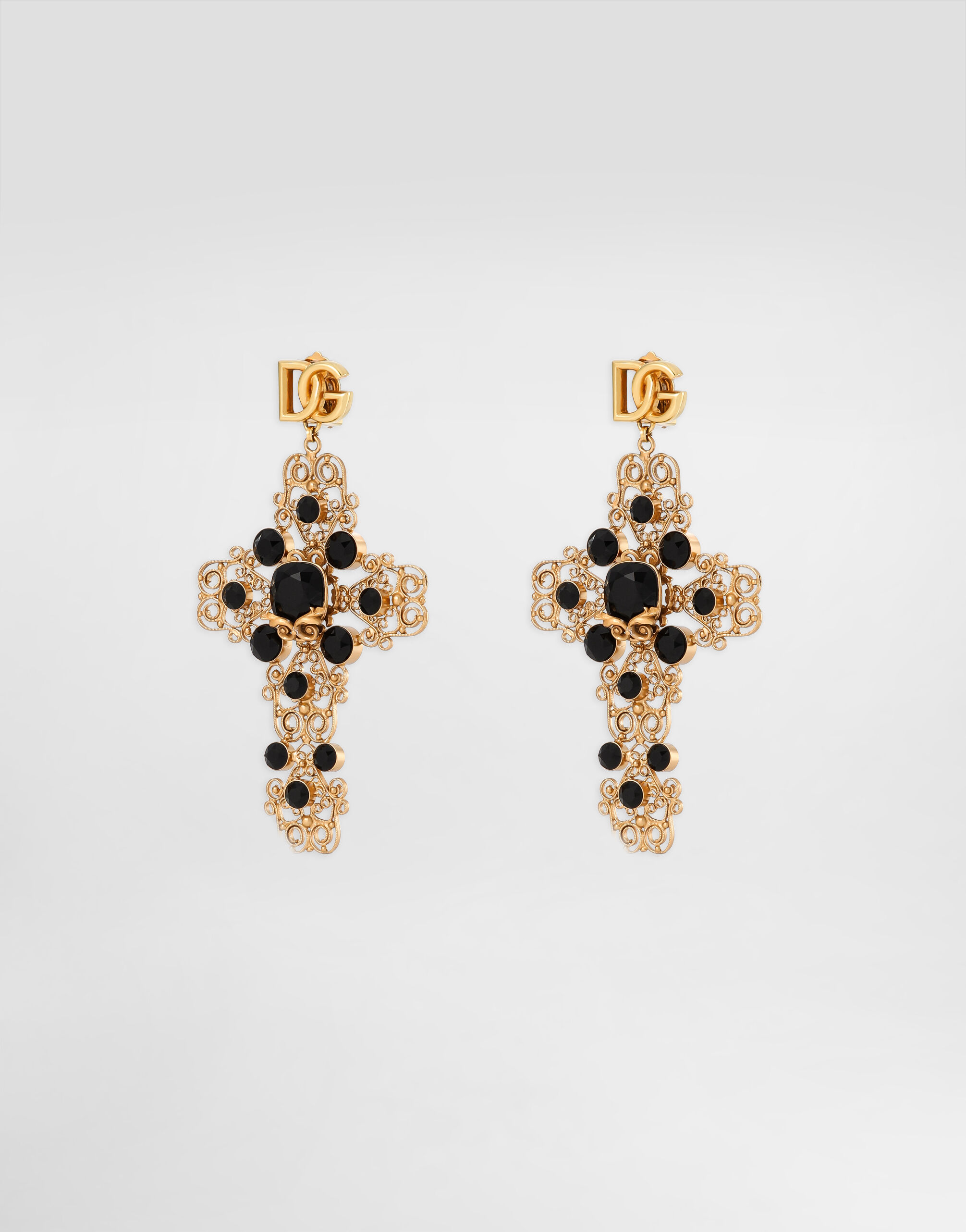 DOLCE&GABBANA】スタッズ◇ロゴ イヤリング