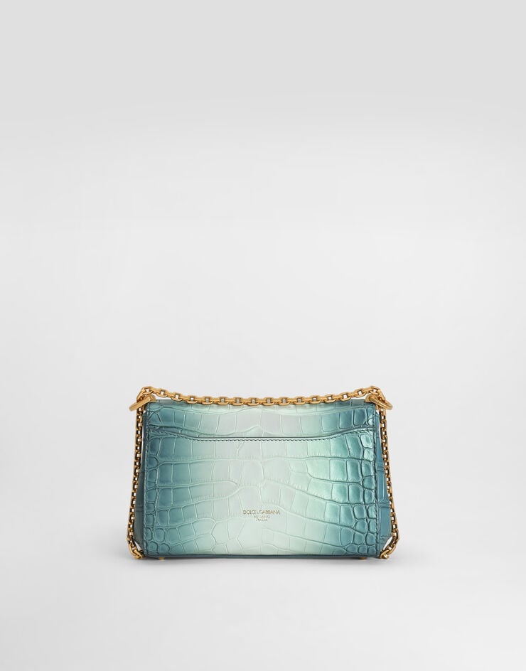 Dolce & Gabbana Marlene city mini crossbody bag in alligator Multicolor BB7766A2I31