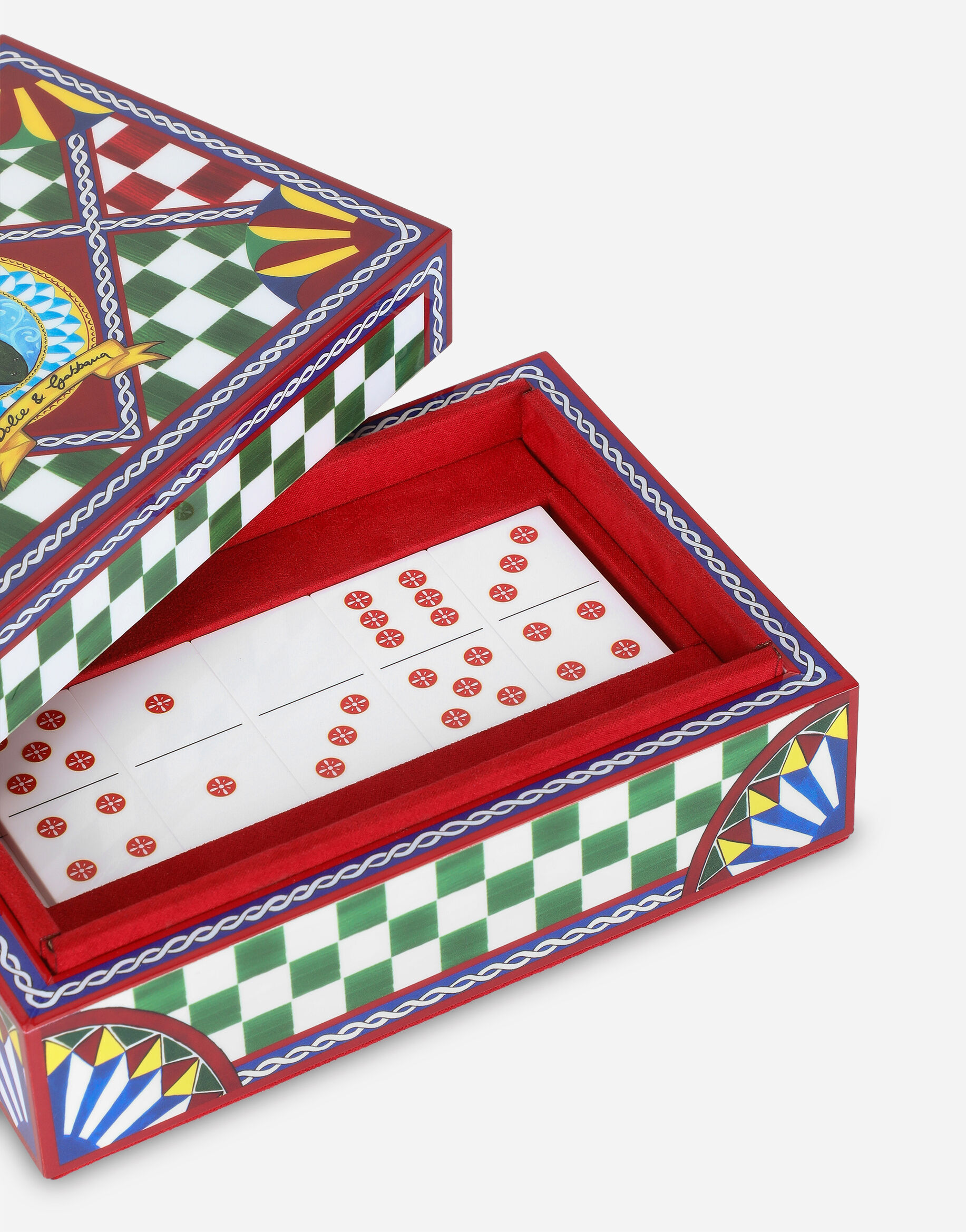 Plexiglass Domino Set in Multicolor | Dolce&Gabbana® US