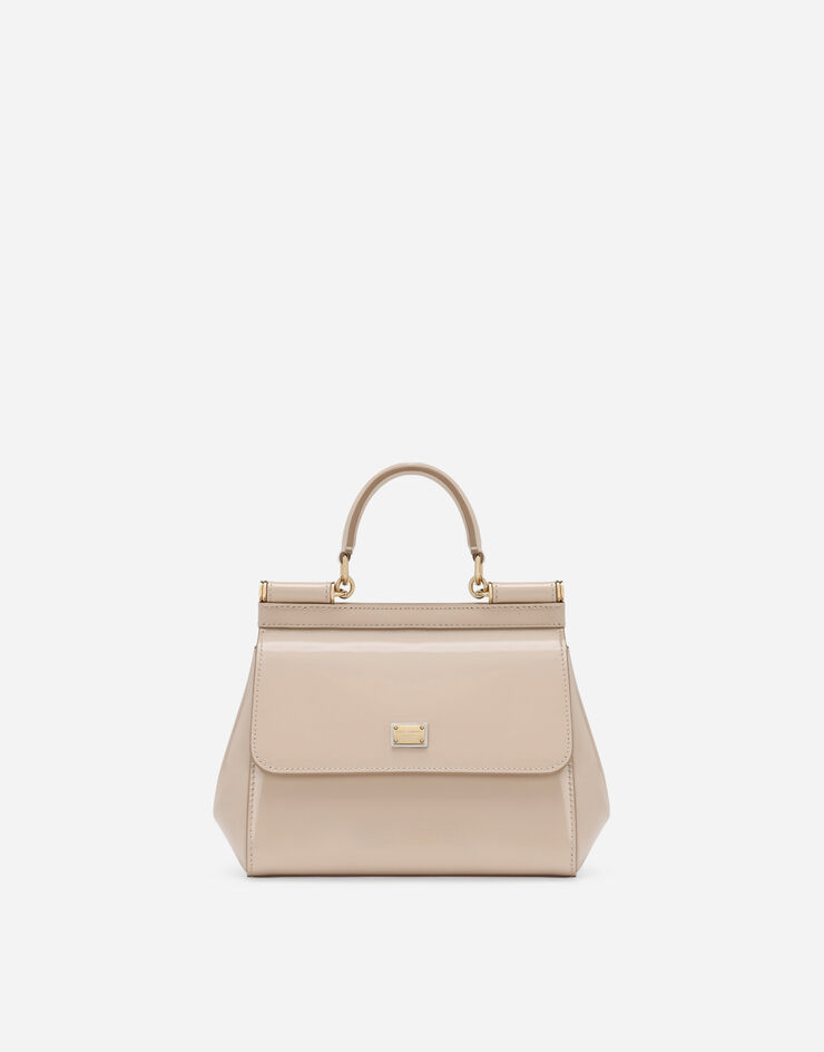 Dolce & Gabbana حقيبة يد سيسيلي متوسطة وردي فاتح BB6003A1037