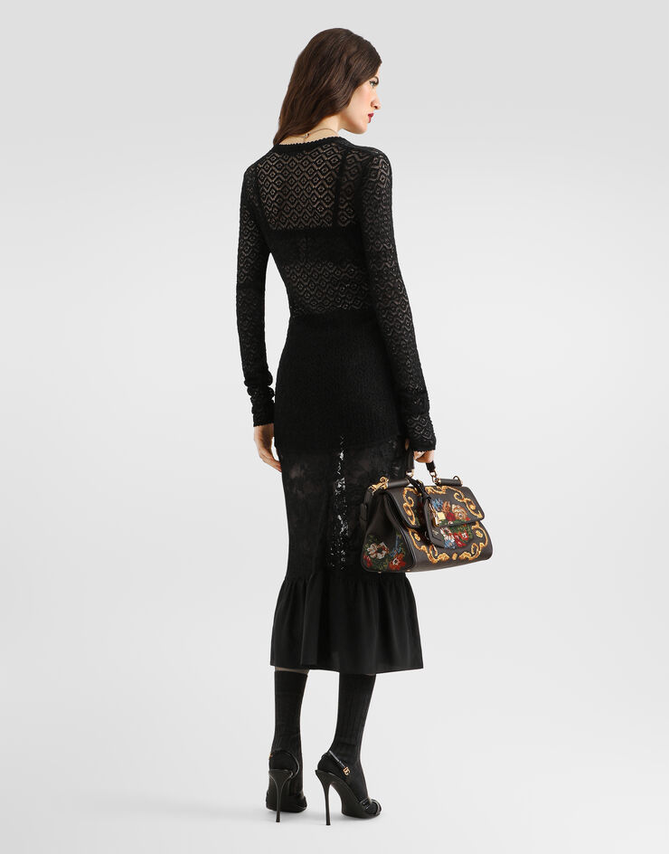 Dolce & Gabbana Lace cardigan Black FXVG1TJAISA