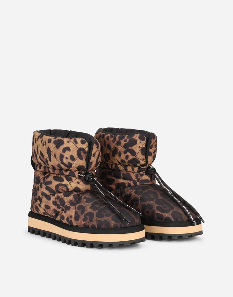 Dolce & Gabbana Leopard-print nylon ankle boots ANIMAL PRINT CS1909AO841