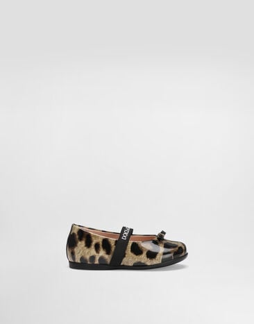 Dolce & Gabbana Ballet flats in printed shiny calfskin Print D20093AM568