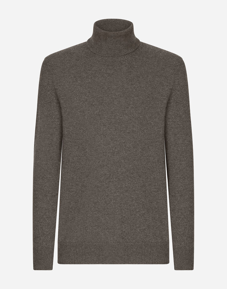 Dolce & Gabbana Cashmere turtle-neck sweater Grey GXL30TJAWM9