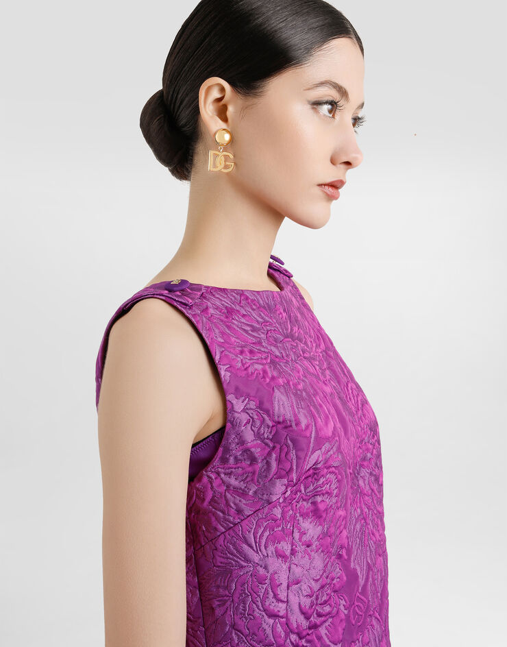 Dolce & Gabbana Brocade dress Purple F6TMLTHJMQO
