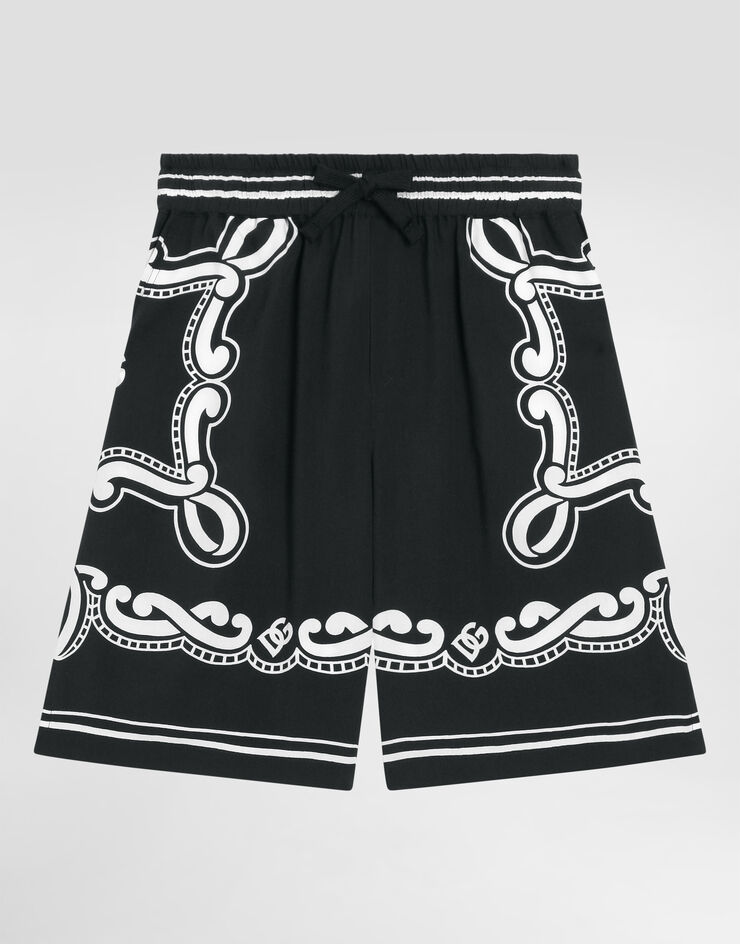 Dolce & Gabbana Bandanna-print batik shorts Print L43Q48FP8F7