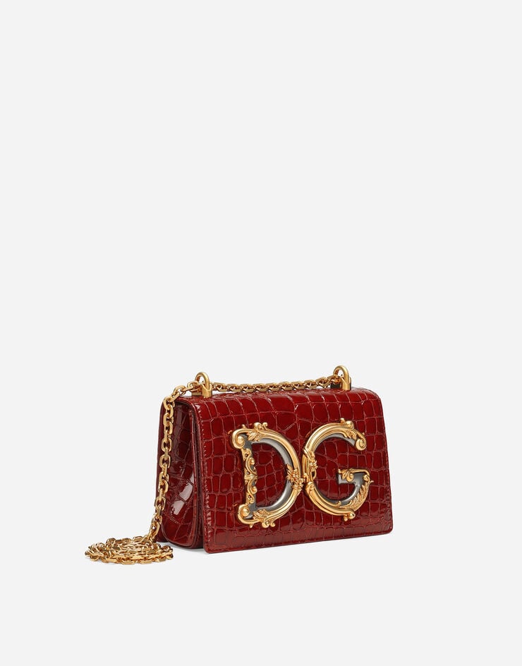 Dolce & Gabbana Sac d’épaule DG Girls moyen format Rouge BB6498AQ963