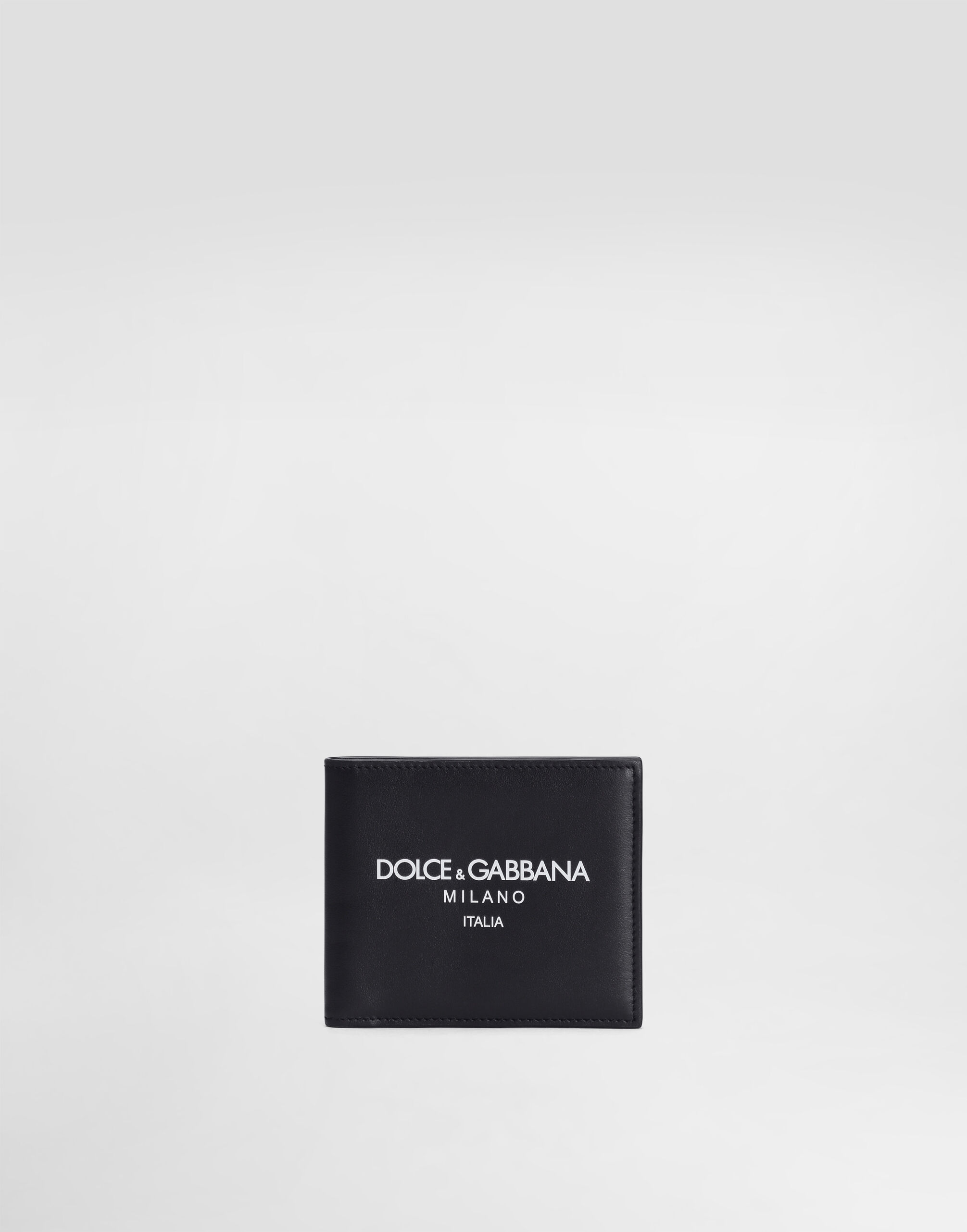 Dolce & Gabbana Calfskin bifold wallet Black BP0330AW576