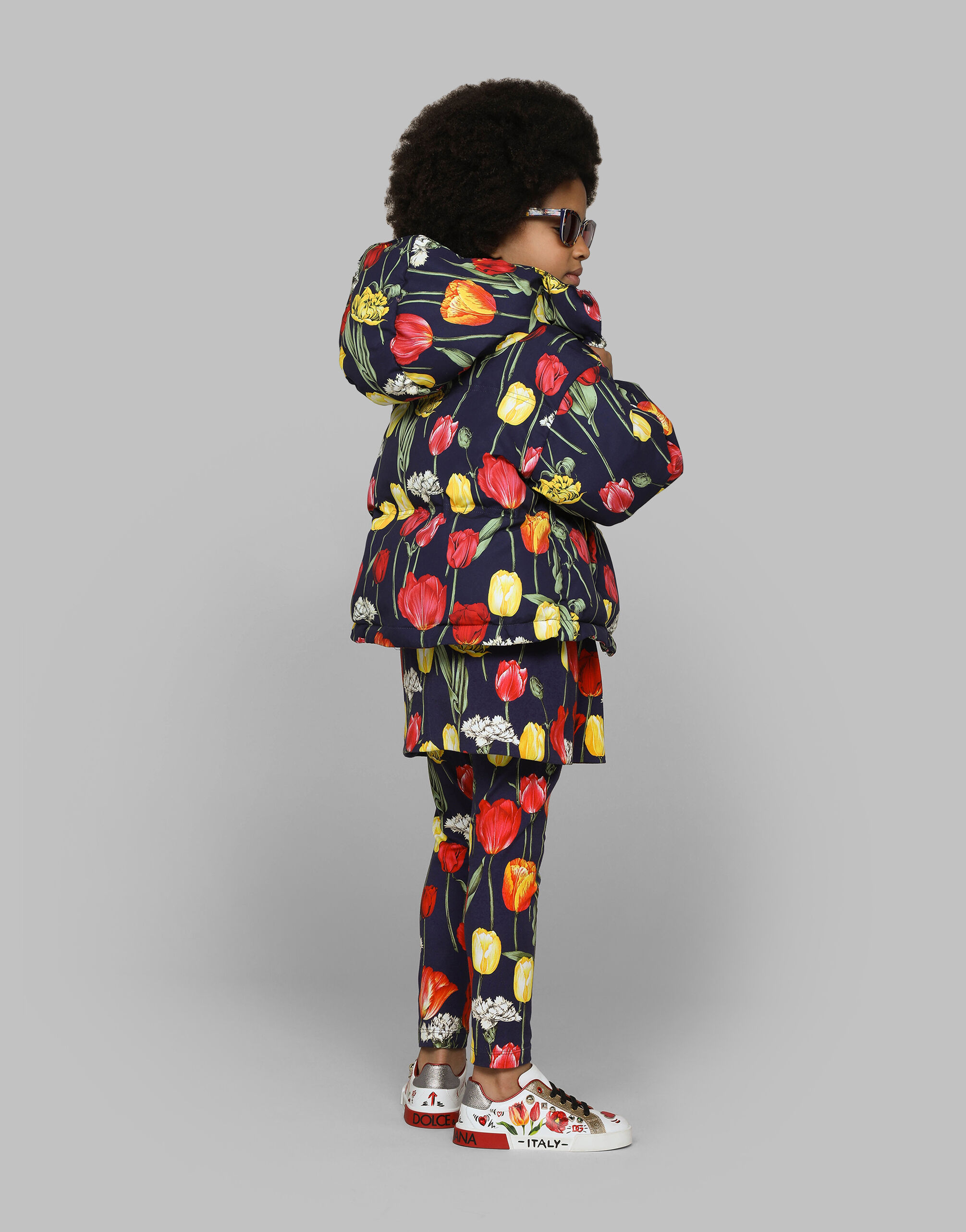 PIUMINO CORTO in Print for Women | Dolce&Gabbana® US