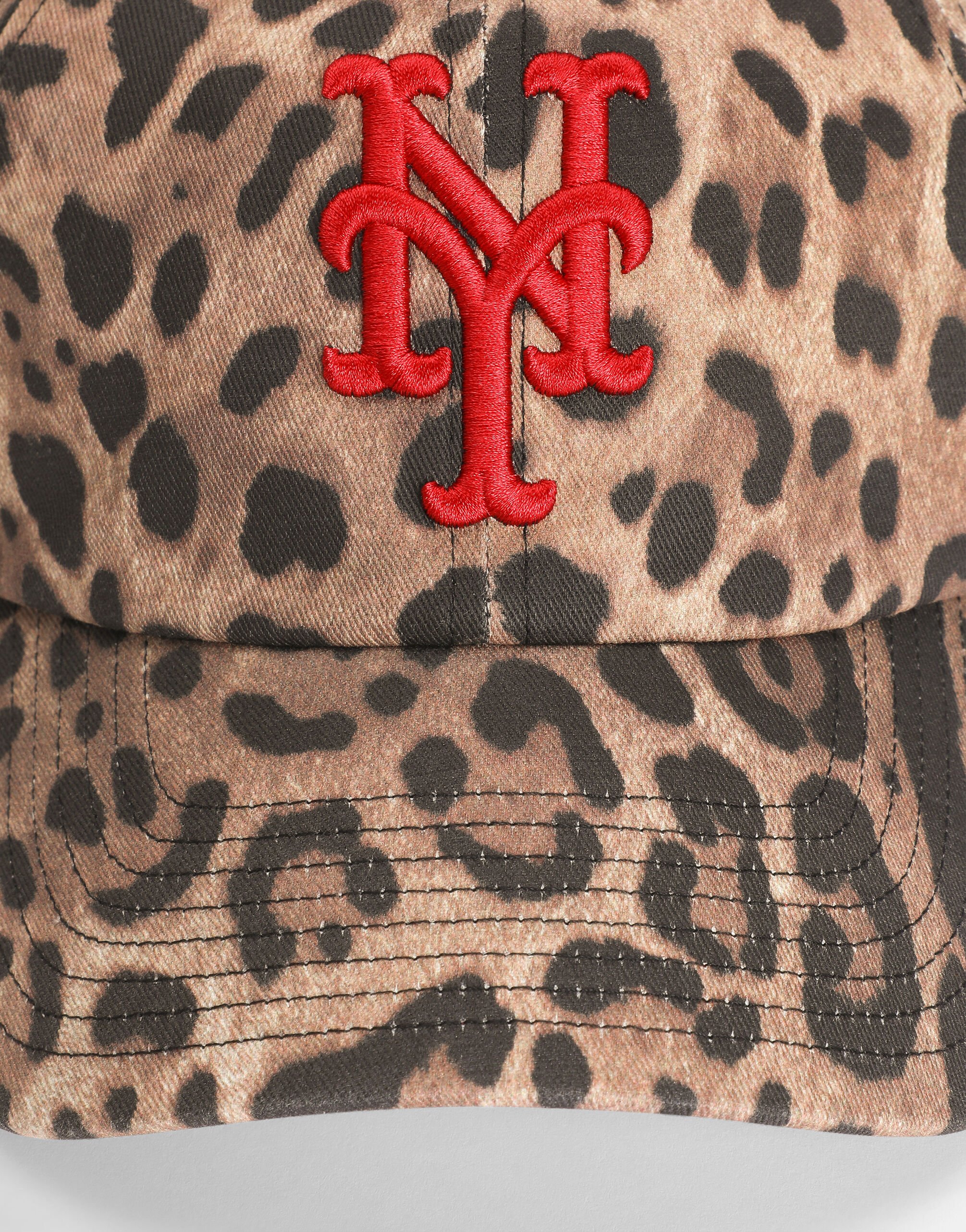 Dolce & Gabbana ヒョウ柄 ニット帽 Multicolorのメンズ Dolce&Gabbana X '47 New York Mets レオパード