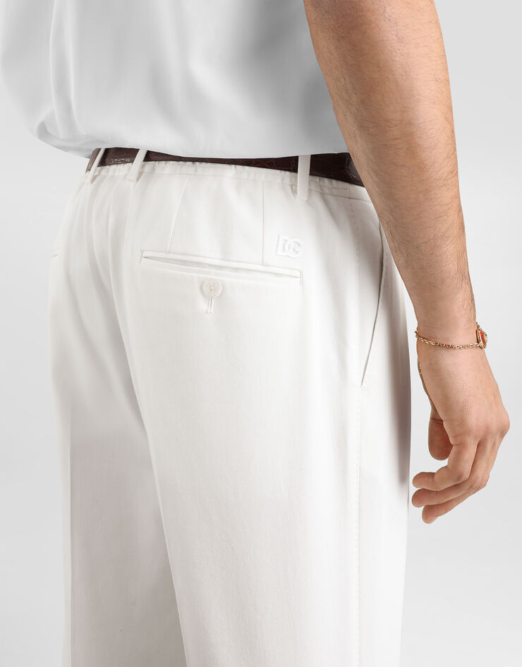Dolce & Gabbana Cotton trousers Dolce & Gabbana Cotton trousers White GV4EEZFUFL9