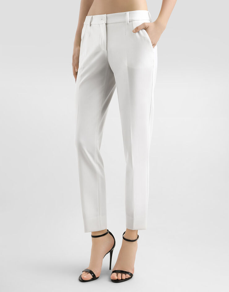 Dolce & Gabbana Wool pants White FT0CXTFUCCS
