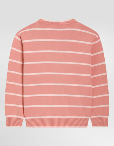 Dolce & Gabbana Smooth cotton cardigan Multicolor L5KWH3JBCIC