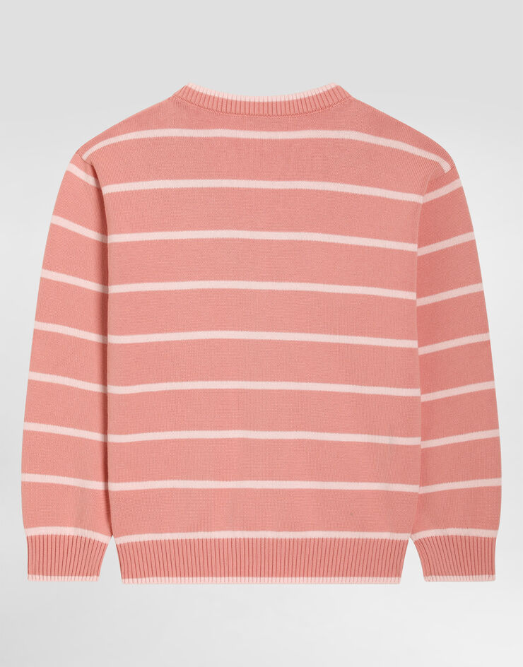 Dolce & Gabbana Smooth cotton cardigan Multicolor L5KWH3JBCIC