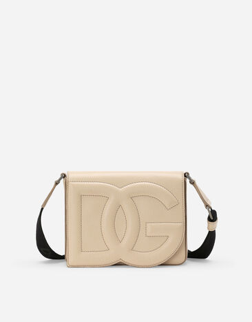 Dolce & Gabbana حقيبة كروس بودي DG Logo متوسطة بني BM2331A8034