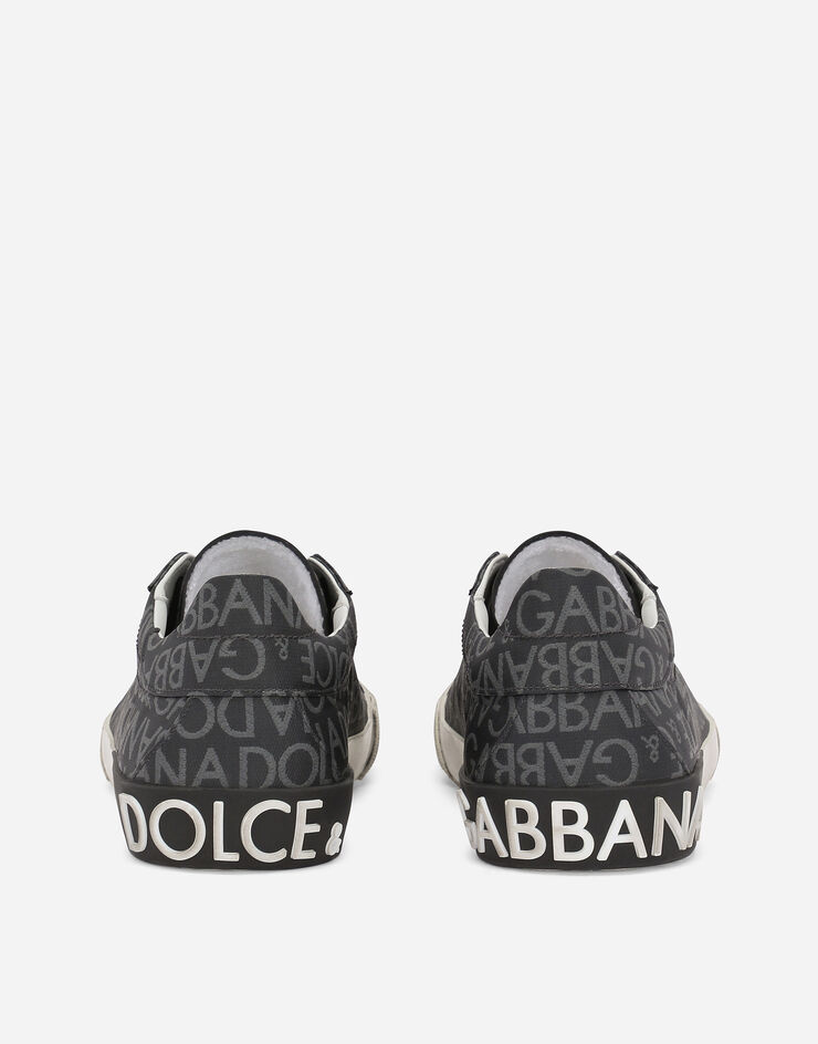 Dolce&Gabbana Sneakers Portofino Vintage en jacquard enduit Multicolore CS2203AM924