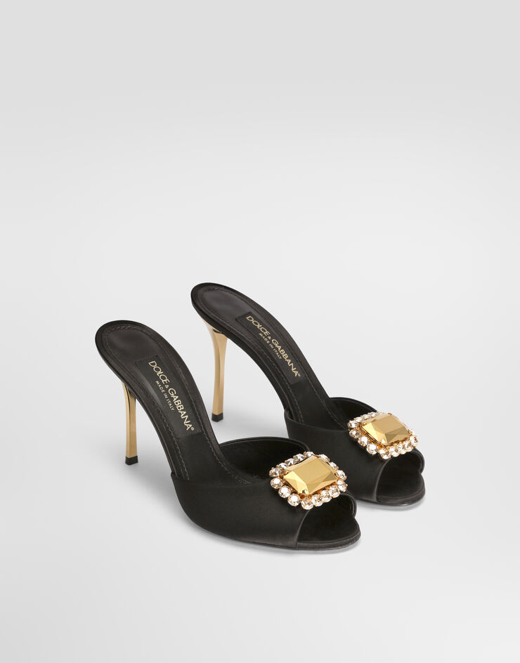 Dolce & Gabbana Satin sandals Dolce & Gabbana Satin sandals Black CR2081A7630