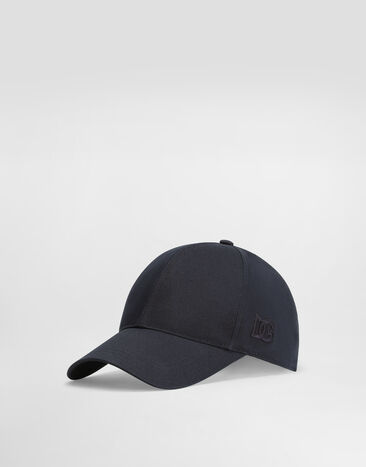 Dolce & Gabbana Cotton gabardine baseball cap Blue GH590ZFUFNV