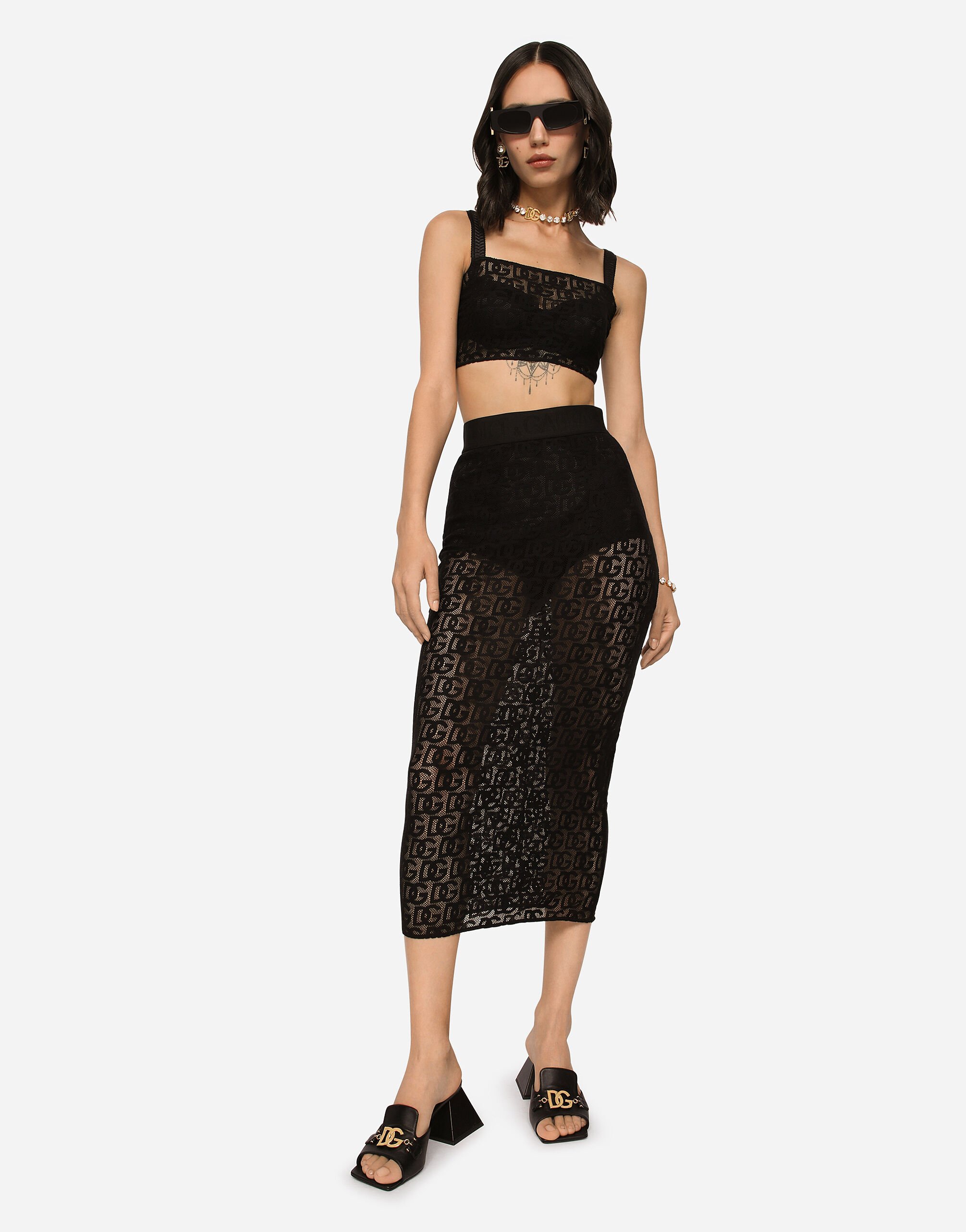 Gonna lunga dolce outlet e gabbana
