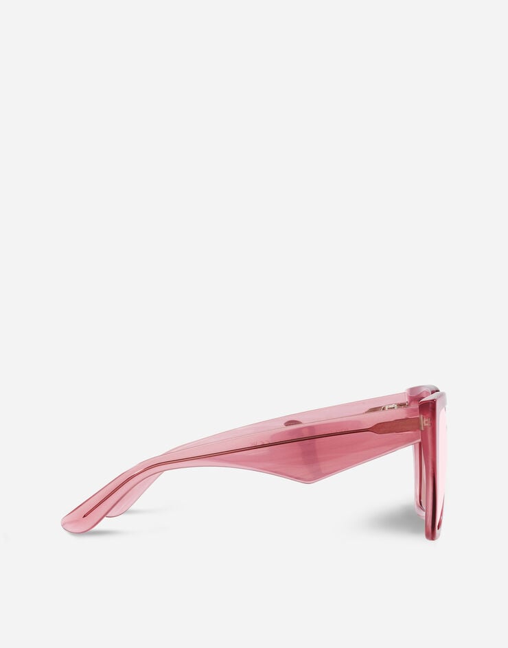 Dolce & Gabbana DG Crossed Sunglasses Fleur pink VG443BVP5A4