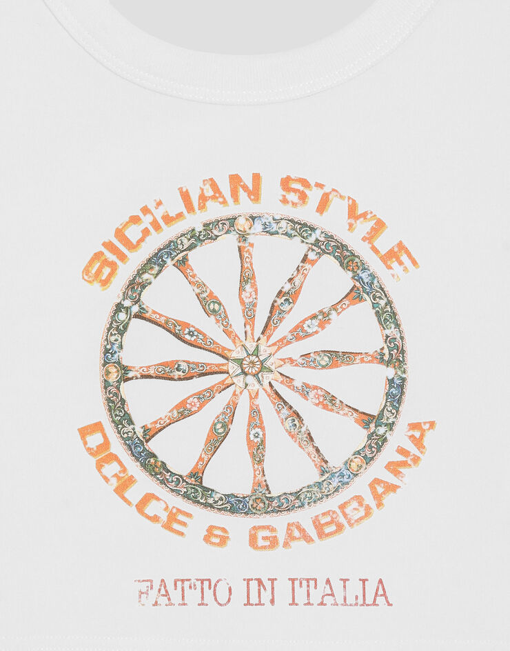 Dolce & Gabbana توب من جيرسي White F8W40TGDDVM