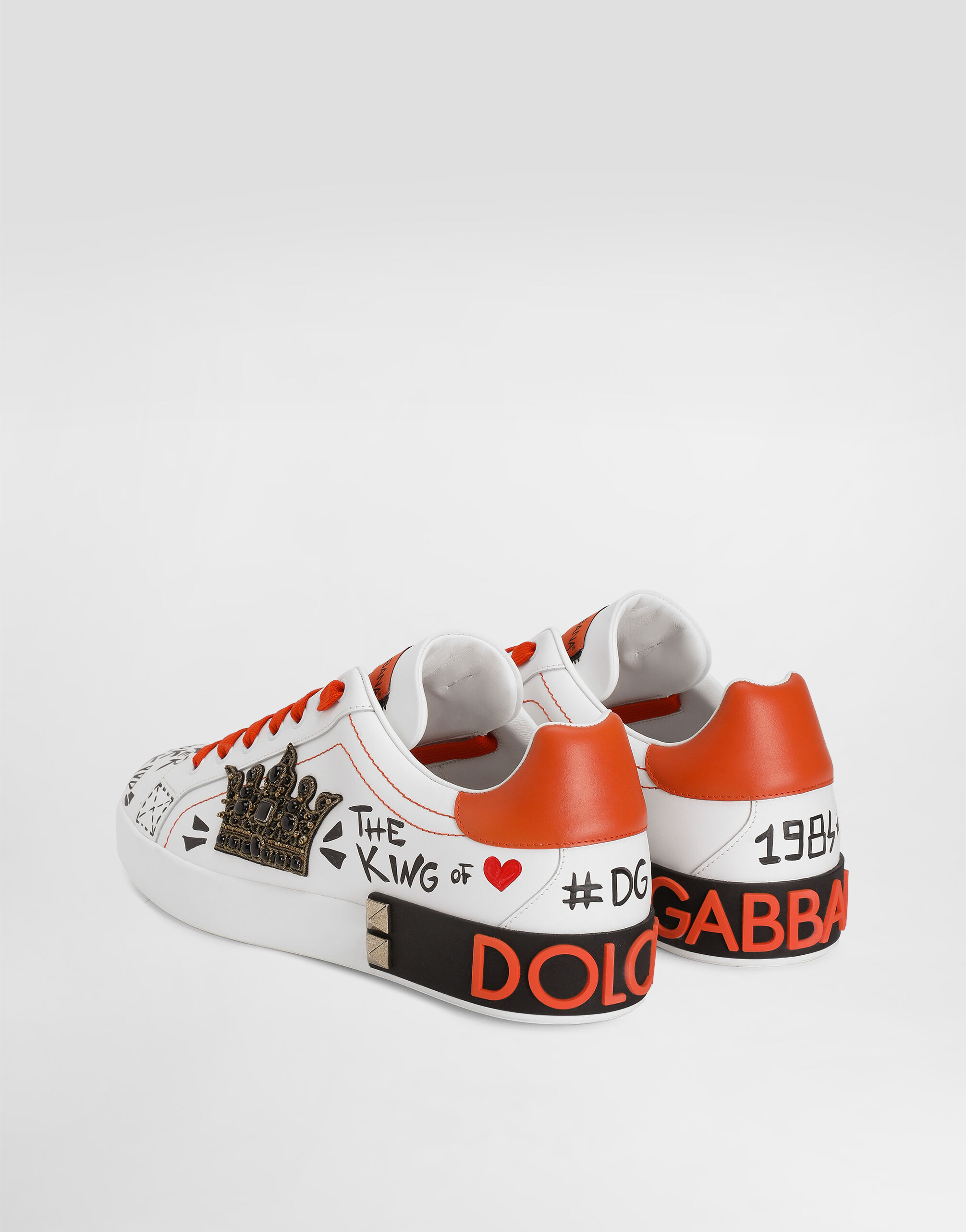 Portofino nappa calfskin sneakers in Multicolor for Men