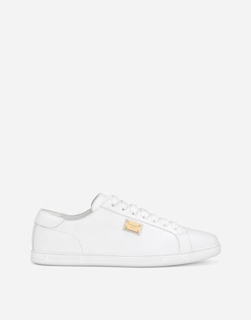 Dolce & Gabbana Sneaker Saint Tropez aus Kalbsleder Weiss CS1735AN990